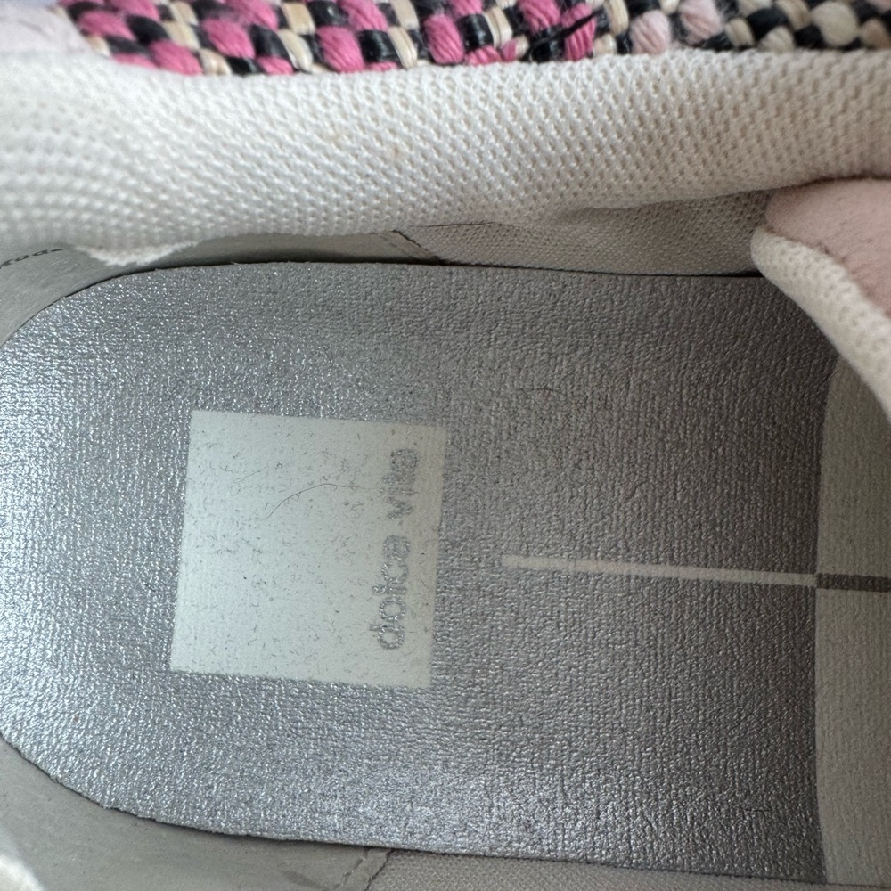 Dolce Vita Pink and Cream Casual Sneakers - Picture 3 of 4